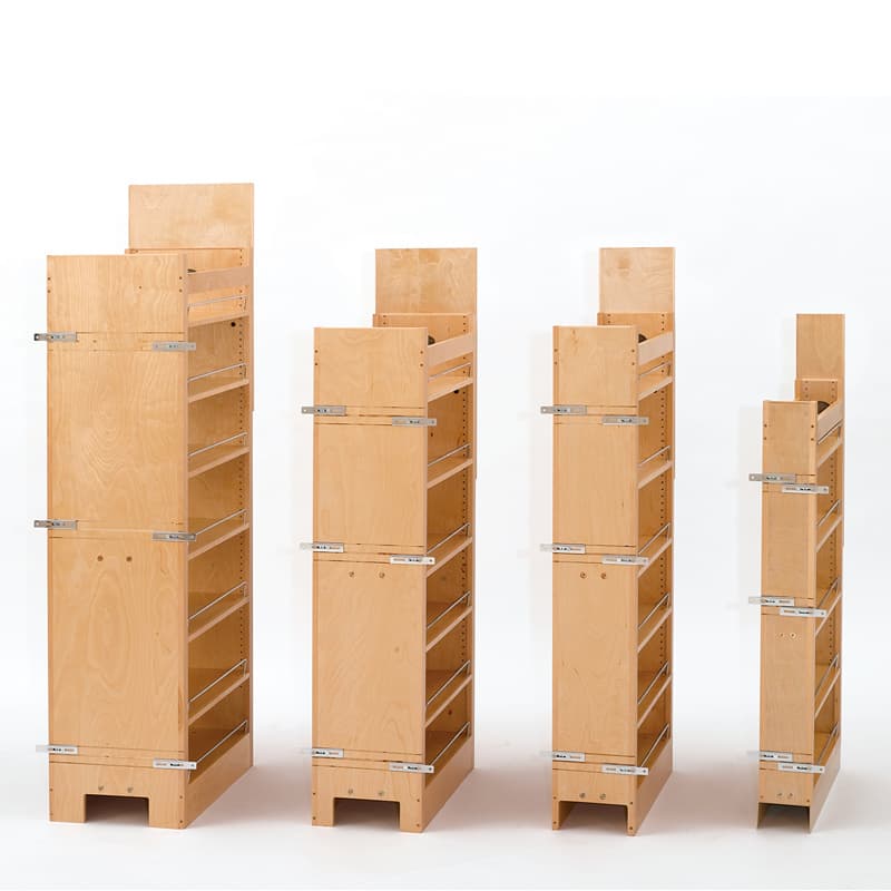 11" x 43-1/2" Pullout Pantry with Soft-Closing, Wood, 22" Depth