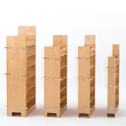 11" x 43-1/2" Pullout Pantry with Soft-Closing, Wood, 22" Depth