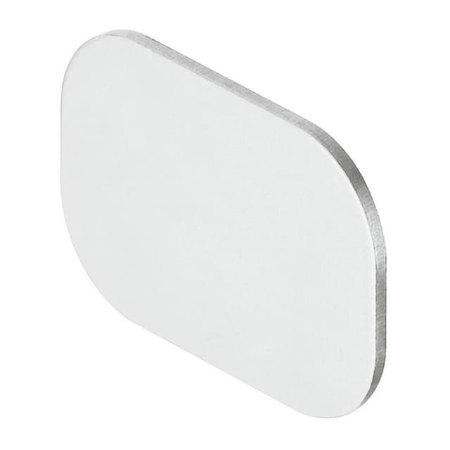 Retaining Catch with Adhesive Strip, Nickel-Plated