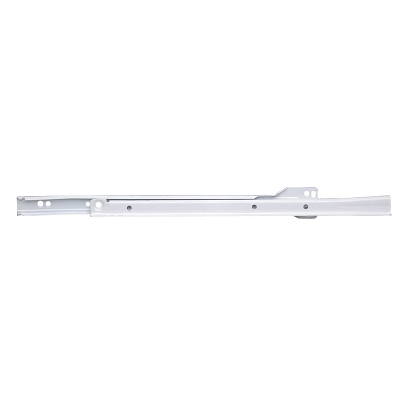 14" Drawer Slide Bottom Mount 3/4 Extension, White