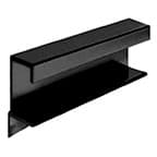 DP 6' No-Holes Drawer Pull, Satin Black Anodized