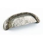 3-1/2" Artifex Cup Pull, Dark Pewter