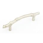 4" Mountain Cabinet Pull, Antique Silver