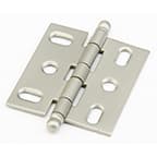 2-5/8" Non-Mortise Ball Tip Hinge, Polished Nickel