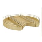 30" Kidney 1 Tray Shelf Corner Pantry with Full Extension Drawer