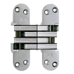 220 Invisible Hinge, Satin Chrome