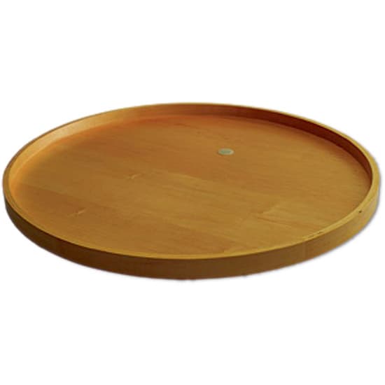 18" Full-Circle 2 Shelf Lazy Susan Shelf with Swivel Bearing