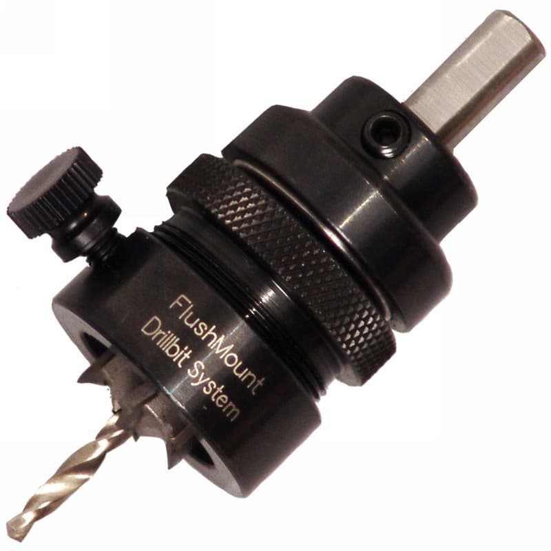 9/16" Flush Mount Drill Bit System with Micro Adjustable