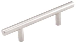 3-25/32" T-Bar Pull, Satin Nickel, 6-9/64" Length
