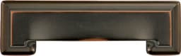 3" Studio Cup Pull, Oil-Rubbed Bronze