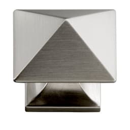 1-1/4" Studio Cabinet Knob, Stainless Steel