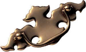 3" x 2-1/2" Manor House Cabinet Pull, Lancaster Hand Polished