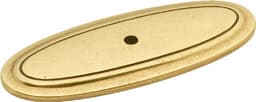 3" Manor House Cabinet Backplate, Lancaster Hand Polished