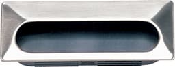 3-57/64" Flush Pull, Satin/Black