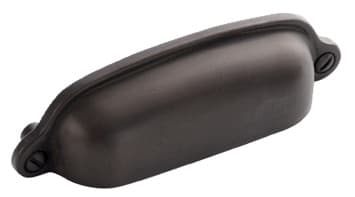 3" Traditional Cup Pull, Oil-Rubbed Bronze