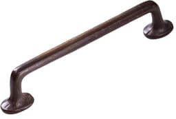 6" Cast Bronze Mountain Handle Pull, Antique Bronze