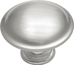 1-3/8" Conquest Cabinet Knob, Satin Nickel