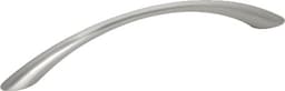 5-1/16" Metropolis Contemporary Arch Pull, Satin Nickel