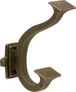 5" Bungalow Signature Cabinet Hook, Satin Nickel