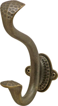 5-1/16" Craftsman Signature Cabinet Hook, Windover Antique