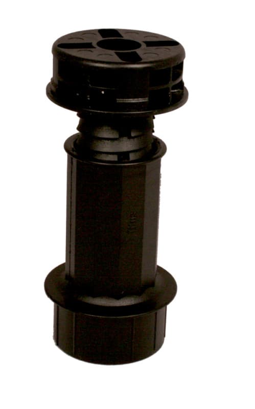 92.5mm - 150mm Adjustable Leg, Black