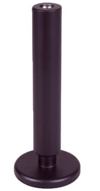 4" High Sedona Style 6 Furniture Leg, Matte Aluminum
