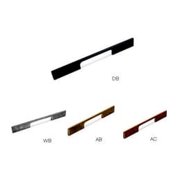 224mm Handle Pull, Matte Antique Brass, 250mm Length