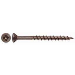 #8 x 2-3/4" Flat Head Assembly Screw, Combo Drive Turbo Thread with Nibs and Regular Point, Lubricated, Box of 2 Thousand by Wurth
