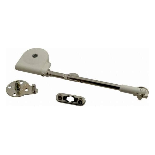 Top-Opening Flap Door Soft-Down Stay, Nickel/Gray