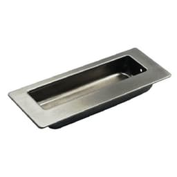 DP 4-1/2" Rectangular Recessed Pull, Polished Chrome