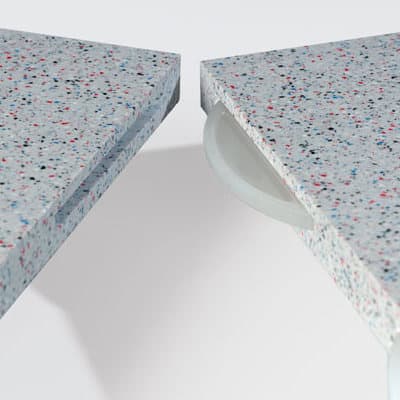60mm x 23mm Translucent Solid Surface Joining Plate, Box of 250