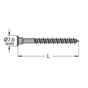 #8 x 38mm Funnel Head Confirmat Screw, Pozi Drive Hi-Lo Thread and Sharp Point, Box of 5 Thousand by Titus Tool Company Inc.