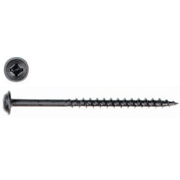 #8 x 3" Round Washer Head Installation Screw, Combo Drive Coarse Thread and Regular Point, Zinc with Zinc Head, Box of 1.5 Thousand by Wurth