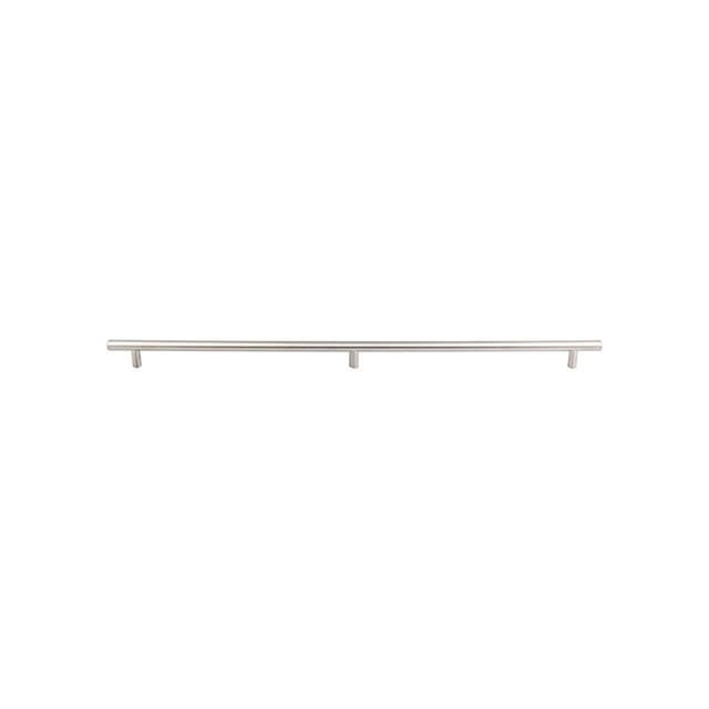 37-3/16" Stainless Steel Solid Bar Pull, Brushed Stainless Steel