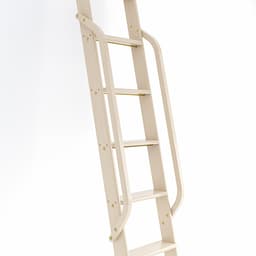 47" Wooden Handrail with Satin Brass Bolt, Unfinished, Maple