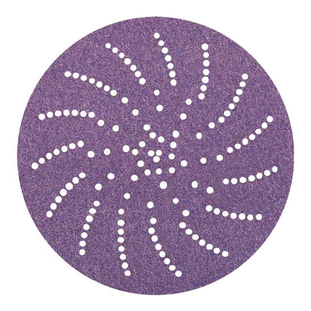 3M 5" No Hole Hook and Loop Ceramic Grain C-Weight Paper Cubitron II Sanding Discs