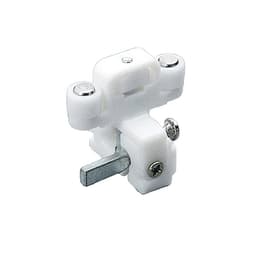 Sliding Door Block for Bi-Fold Hinge, White