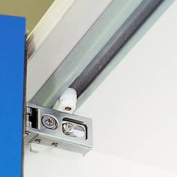 BI-FOLD DOOR TRACK SCREW ON-BLACK, F1GFA31180