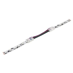 12/24VDC FlexTape RGB Link Cord, 2", White Clear