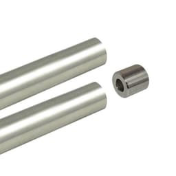 Center Support for 1-5/16" Aluminum Closet Rod, Dull Nickel Finish