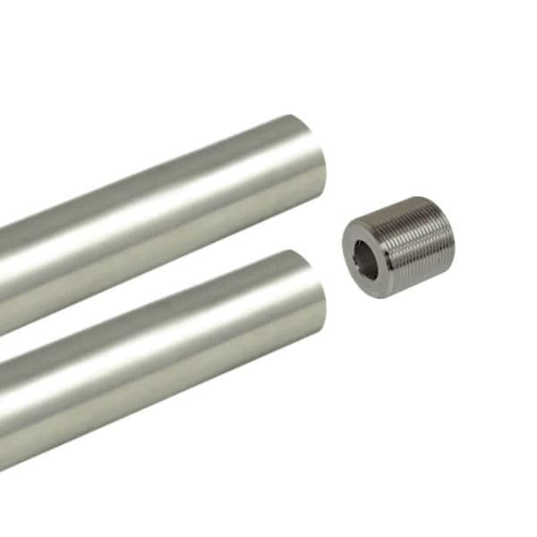 1-5/16" Diameter End Cap, Polished Chrome Finish