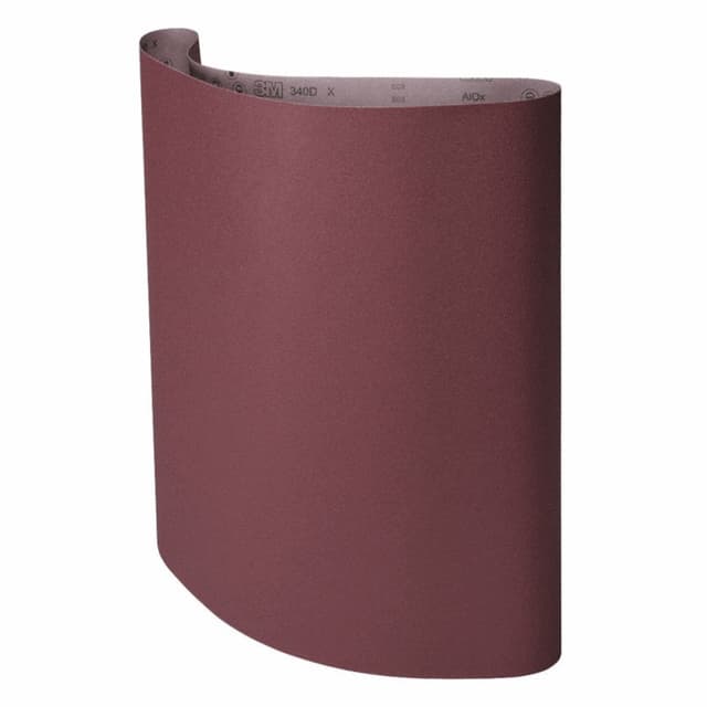 37" x 60" 180 Grit Sanding Belt, Aluminum Oxide on X-Weight Cloth