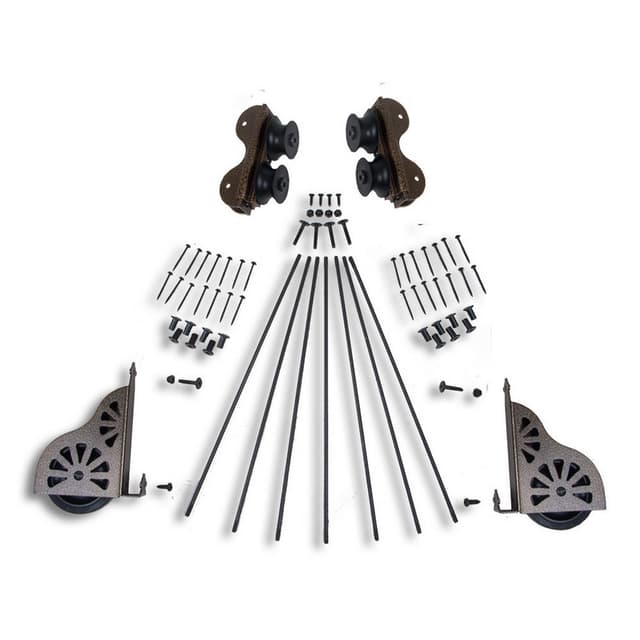 Rolling Ladder Hardware Kit, Quiet Glide