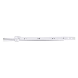 24" Drawer Slide Side Mount 3/4 Extension, White