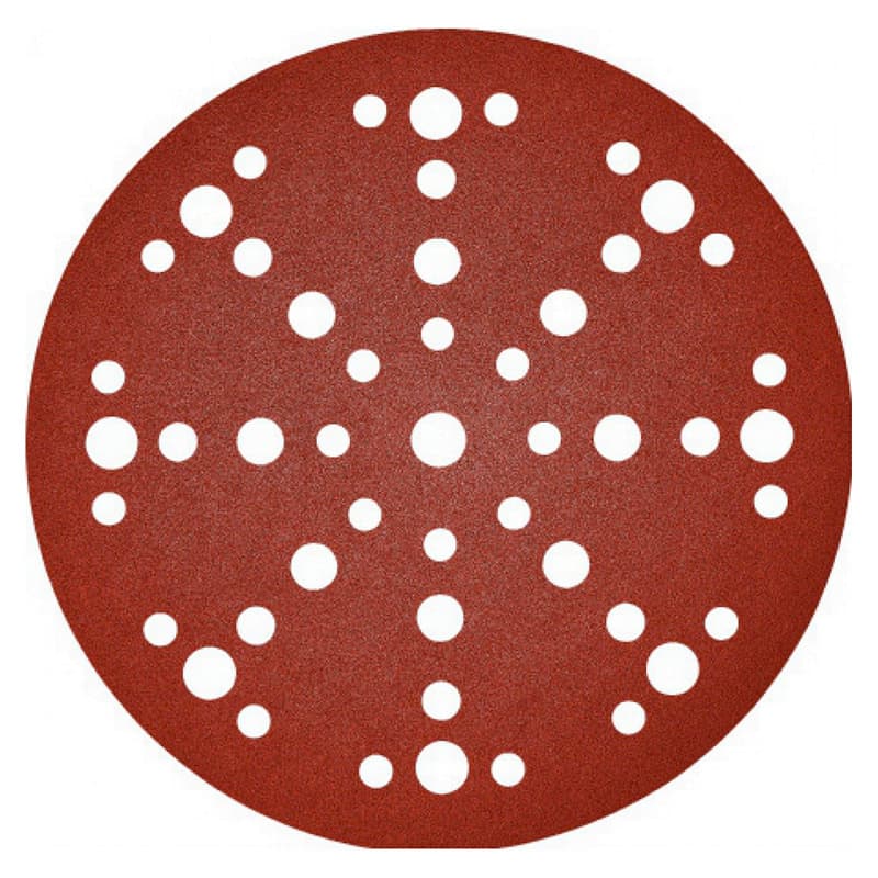 6" Hook/Loop 60 Grit 48 Holes Abrasive Rubin 2 Multi-Jetstream II Sanding Disc, Aluminum Oxide on Paper (50/Box)