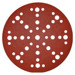 6" Hook/Loop 60 Grit 48 Holes Abrasive Rubin 2 Multi-Jetstream II Sanding Disc, Aluminum Oxide on Paper (50/Box)