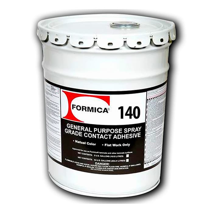 F140 Premium Brush Roll Grade Bulk Contact Adhesive, Clear, 1 Gallon Jug