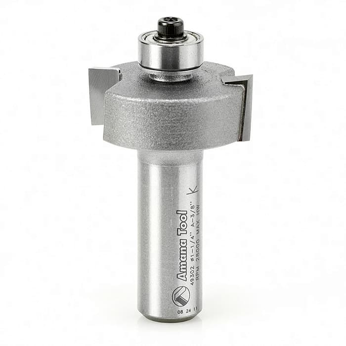 1-1/4" x 2-3/8" Rabbet Bit, 2-Flute, 1/2" Shank