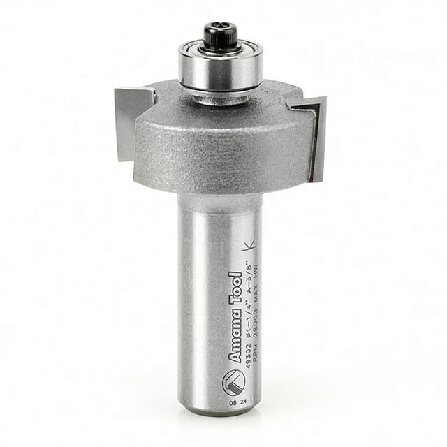1-1/4" x 2-3/8" Rabbet Bit, 2-Flute, 1/2" Shank