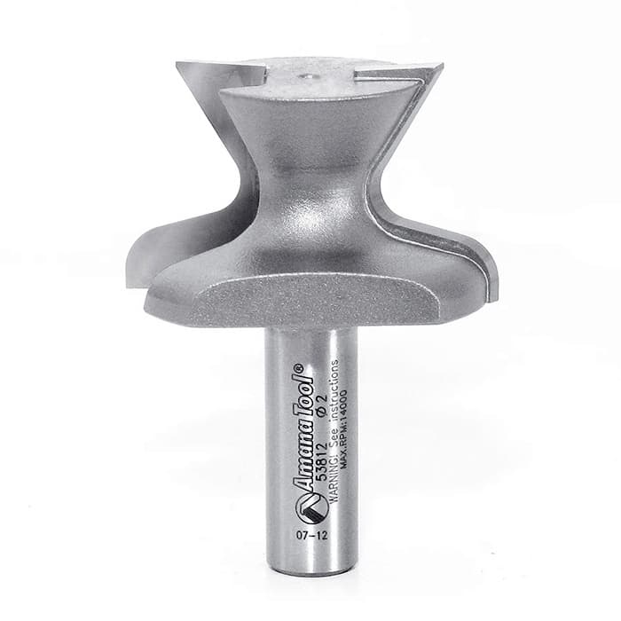 2" Dia x 1-1/4" Carbide Tipped Finger Grip Bit, 1/4" x 3/16" Radius, 1/2" Shank